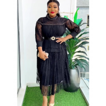 Hochzeit Lange Kleider Für Frauen Afrikanische Stickerei Spitze Robe Elegante Dubai Türkei Muslimischen Abendkleid Afrika Kleidung