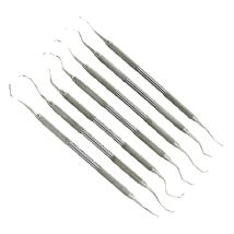 Dental Gracey curettes Set of 7 Periodontal Scaler Calculus Stainless Steel