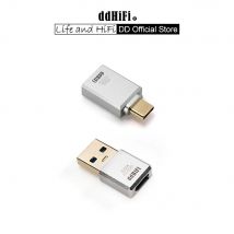 Convertitore adattatore da USB-A a USB-C di qualità HiFi DD ddHiFi TC01A e TC01C, compatibile con telefono, computer, PC, tablet e altro ancora