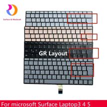 NEUE Original-Tastatur für Surface Laptop 3 4 Tastatur GR-Layout Deutsch 1868 1867 1872 1873 1950 1951 1958 1979