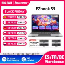 Jumper EZbook S5 Laptop 14 pollici, 12 GB RAM 256 GB SSD, processore Intel Celeron J4105 Notebook, due altoparlanti, tipo C, mini HDMI