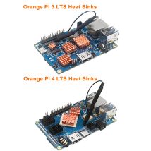 Orange Pi 3 4 LTS Heat Sink Copper Aluminum Alloy Radiator Passive Cooling Heatsinks with Self-Adhesive for Orange Pi 4 3 LTS