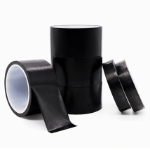 Schwarzes PTFE-Te-Flon-Klebeband, hochtemperaturbeständig, 300 Grad, Vakuummaschine, Verpackung, Versiegelung, Isolierband, 10 m/Rollen