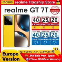 realme GT 7T Smartphone 5G 2025 New MediaTek 8400-MAX 7000mAh Titan Battery 120W Ultra Charge 6.8'' 120Hz Display Global Version