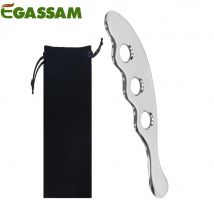 Gua Sha-Schaber-Massagegerät aus Edelstahl – Muskelschaber-Werkzeug für weiches Gewebe, Physiotherapie für Rücken, Beine, Arme, Schulter