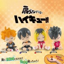 Japan Capsule Toys Sleeping Haikyuu Anime Figurine Cute Hinata Shoyo Tobio Kageyama Figure Sleep Model Toys Collect Ornaments