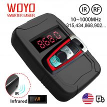 WOYO 10-1000MHZ contador frecuencia coches, comprobador frecuencias mandos a distancia de llaves de coche ,  probador de radiofrecuencia, medidor frecuencia mando coche, 315, 433, 868, 902