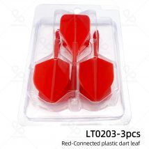WEDARTER Darts 3 Stück Professionelle Dart Flights 2BA Screw Soft In-One Integrierte Dart Flights und Wellen, Blister-Box-Verpackung