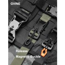 20mm 38mm Plastic Magnetic Buckle Clip Techwear Nylon Webbing Strap Multifunction Backpack Tactical Magnetic Belt Buckle