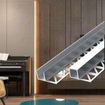 Industrielle LED-Aluminium profile für Decken Wände Badezimmer fliesen Ecken harte Streifen Lichter Wohnkultur Projekte lineare Kanäle