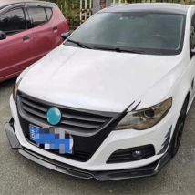 4PCS Für VW Passat CC/2009-2018 ABS Front Stoßstange Diffusor Lip Splitter Spoiler Zubehör Körper Kit