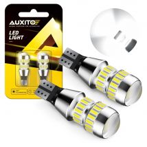 AUXITO 2PCS T15 W16W LED Canbus senza errori Lampadine per auto 921 912 LED Luce di backup Lampada di parcheggio per retromarcia per auto Xenon Luci per auto bianche