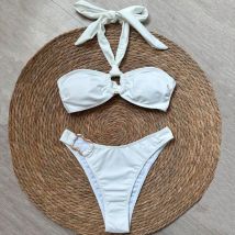 Neue Sexy Weiße Bikinis frauen Bademode Weiblichen Badeanzug Für Schwimmen Tragen Badeanzüge Brasilianischen Bikini Set Bademode Pool Badende
