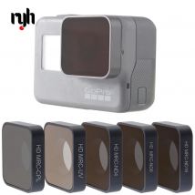 Für GoPro Hero 5 6 7 Objektivzubehör UV CPL ND 4 8 16 Neutraldichtefilter-Set für GoPro Hero5/6/7 Black Action-Kamera