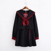 Neue japanische Schuluniformen Student Mädchen Kostüm süße Frauen Sexy JK Anzug Matrosenbluse Faltenrock Set