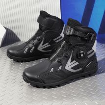 2024 nuovi stivali protettivi da Moto da uomo impermeabili antiscivolo scarpe da Motocross resistenti all'usura accessori stivali da Moto da uomo in pelle