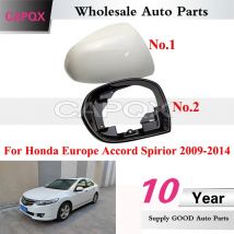 CAPQX Außerhalb Rückspiegel Abdeckung Für Honda Europa Accord Spirior 2009-2014 Spiegel Rahmen Spiegel Kappe Deckel Shell