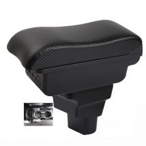 Auto Hyundai I10 HB20 Hb20s Hb20x Bracciolo scatola console centrale custodia driver gomito supporto fibra di carbonio