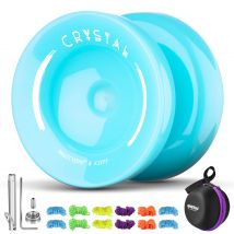 MAGICYOYO K2 CRYSTAL Yoyo , Dual Purpose Responsive Yo-Yo for Beginner, Replacement Unresponsive Bearing for Advanced