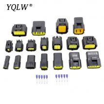 1.8mm 1/2/3/4/6/8/10/12/16Pin Connettore Automotive Impermeabile Cavo Elettrico Spina Sensore di Ossigeno Connettore Per Auto Maschio Femmina