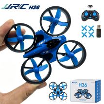 JJRC H36 Mini Dron z Funkcją 3D Flip, Tryb Bezgłowia, Utrzymywanie Wysokości za Pomocą Ciśnienia Powietrza, Quadcopter RC, Dron FPV do Zawodów, Zabawki dla Dzieci