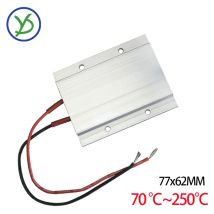12 V ~ 220 V PTC-Heizblatt PTC-Heizelement 110 V thermostatische Keramik-elektrische Heizplatte Entlötstation 77 x 62 mm