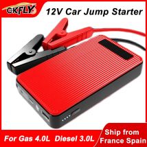 GKFLY arrancador de batería de coche 1200A cargador de refuerzo de batería de coche portátil dispositivo de arranque de 12V refuerzo de emergencia