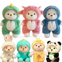 25/35 centimetri Anime Cosplay Comune Orso Peluche Simpatici Animali di Peluche Coniglietto Anatra Squalo Maiale Peluche Bambola Kawaii Peluche Per Le Ragazze