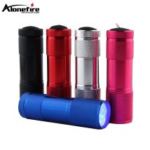 9 LED White Light Lighting Flashlight Aluminium Mini Torch Outdoor Portable Travel Hike Fishing  Home Work Emergency Spare Lamp