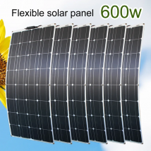 12V Elastyczny panel słoneczny 600W 100W 200W 300W 400W 500W Zginany wodoodporny monokrystaliczny najlepszy panel słoneczny Chiny dla łodzi RV