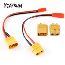YEAHRUN Male / Female JST Adapter Cable XT60 Battery Connector Banana Plug for RC Model Lipo Battery Control Upgrade Parts