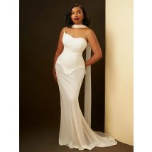 Luxus Sexy Liebsten Backless Weiß Schwarz Maxi Lange Frauen Promi Kleid 2024 Elegante Party Abend Club Vestido Kleidung