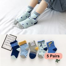 5 Paare/los Baby Socken Herbst Winter Warme Baumwolle Kinder Socken Nette Mädchen Cartoon Tier Jungen Säuglings Socken Baby Kleidung Zubehör