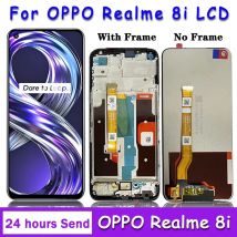 6,6 "zoll Für Oppo Realme 8i RMX3151 LCD Display Touchscreen Digitizer Montage Für Realme8i LCD mit Rahmen ersatz