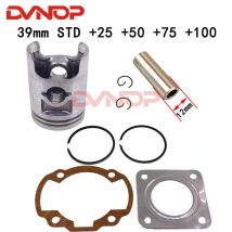 Moto del pistone anello DIO50 scooter pistone anello di pistone diametro di 39 millimetri + 25 + 50 + 75 + 100 pistone pin per 12 millimetri