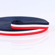 Doppelseitiges Gurtband (15.10.20/25/30) mm breit zum Nähen von hand gefertigtem DIY-Stirnband mit dekorativem Rucksack material