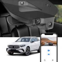Fitcamx 4K Dash Cam per Mercedes Benz GLC X254 2a generazione 2023-2026, per Classe A Classe CLA 2024-2025, DVR per auto WIFI con vestibilità specifica
