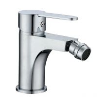 GME Sion Grifo monomando para bidé fabricado en latón con un acabado cromado de 113 mm 3147