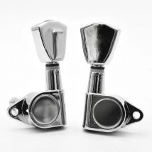 A set of 6pcs Retro Trapezoid Handle Sealed Guitar Tuning Pegs Tuners Machine Heads for Acoustic Electric Guitar