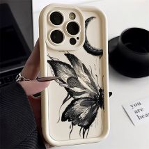 Schmetterling Handy hülle für iPhone 14 Pro Hülle iPhone 13 15 11 12 Pro max xs xr xs max x 7 8 14 15 plus se 2020 weiche Silikon hülle