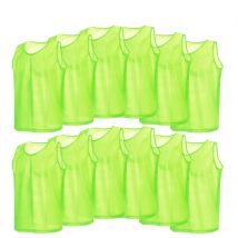 6/12 pezzi adulti bambini gilet da allenamento per calcio magliette da calcio maglie Scrimmage pratica gilet sportivo traspirante allenamento di squadra