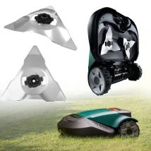 1-3 pz Lame per robot da prato in acciaio inossidabile Lame da taglio di ricambio per tosaerba automatico Robomow RS RC