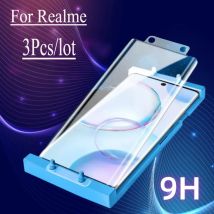 3 pezzi pellicola ceramica per Realme GT7 Pro GT 6 T Neo6 SE GT5 Pro protezione schermo a prova di esplosione protezione in vetro con kit di installazione