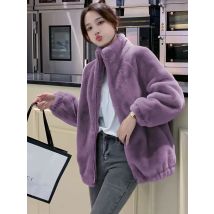 Frauen Zipper Dicke Zipper Jacken Strickjacke Langarm Rollkragen Gespleißt Mäntel Lässig Elegante Dame Outwear Warme Winter