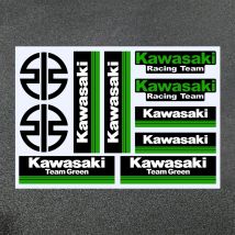 Moto Kawasaki Sticker Racing Team decalcomania Set serbatoio Logo per Ninja 400 650 1000 Zx 10 R