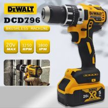 Dewalt DCD796 13mm Bezszczotkowa Wiertarko-Wkrętarka Udarowa Wielofunkcyjna Akumulatorowa Wkrętarka Akumulatorowa 20V Elektronarzędzia
