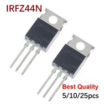 5/10/25 stücke irfz44n bis-220 Leistung Mosfet Original to220 irfz44npbf irfz44n Mosfet Transistor Kit 3-polig