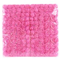 Mini schiuma rosa bouquet di fiori 144 pezzi 2 cm rose artificiali fiori da sposa fai da te decorazione fermagli per capelli da sposa fasce regali artigianali fai da te