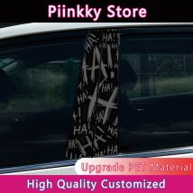 Joker HAHAHAHA Car Stickers DIY Car B-pillar Cover Scratches Waterproof Durable Cartoon Automobile Decoration Auto PET Decals