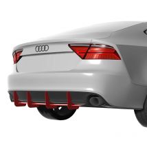 Für audi a7 sportback 2012-2015 Jahr Heck diffusor Stoßstange Lippen Spoiler Splitter Body Kit Zubehör